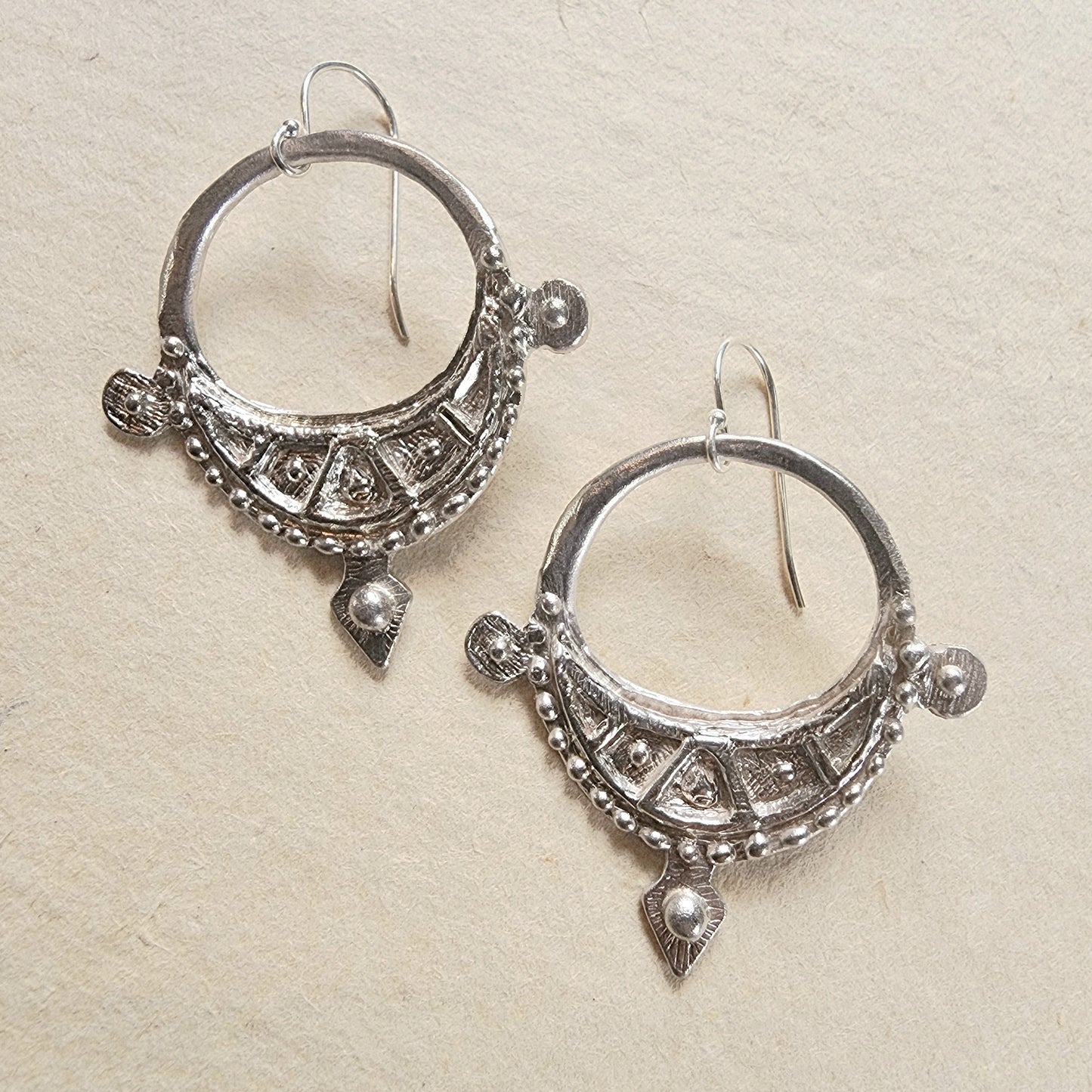 Anahita Earrings in Sterling Silver
