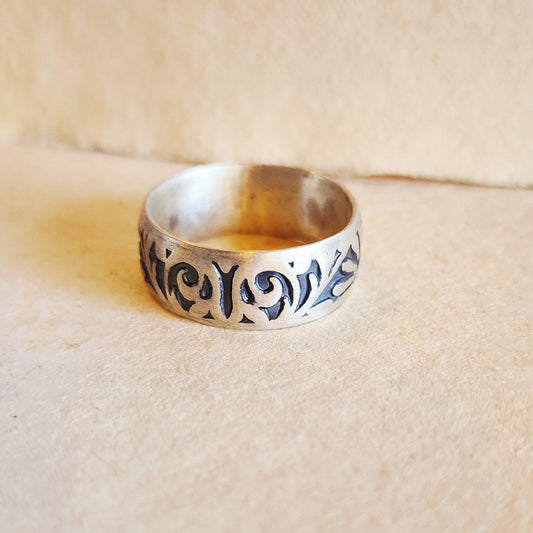 Sultans Garden Sterling Silver Ring US Size 11.5