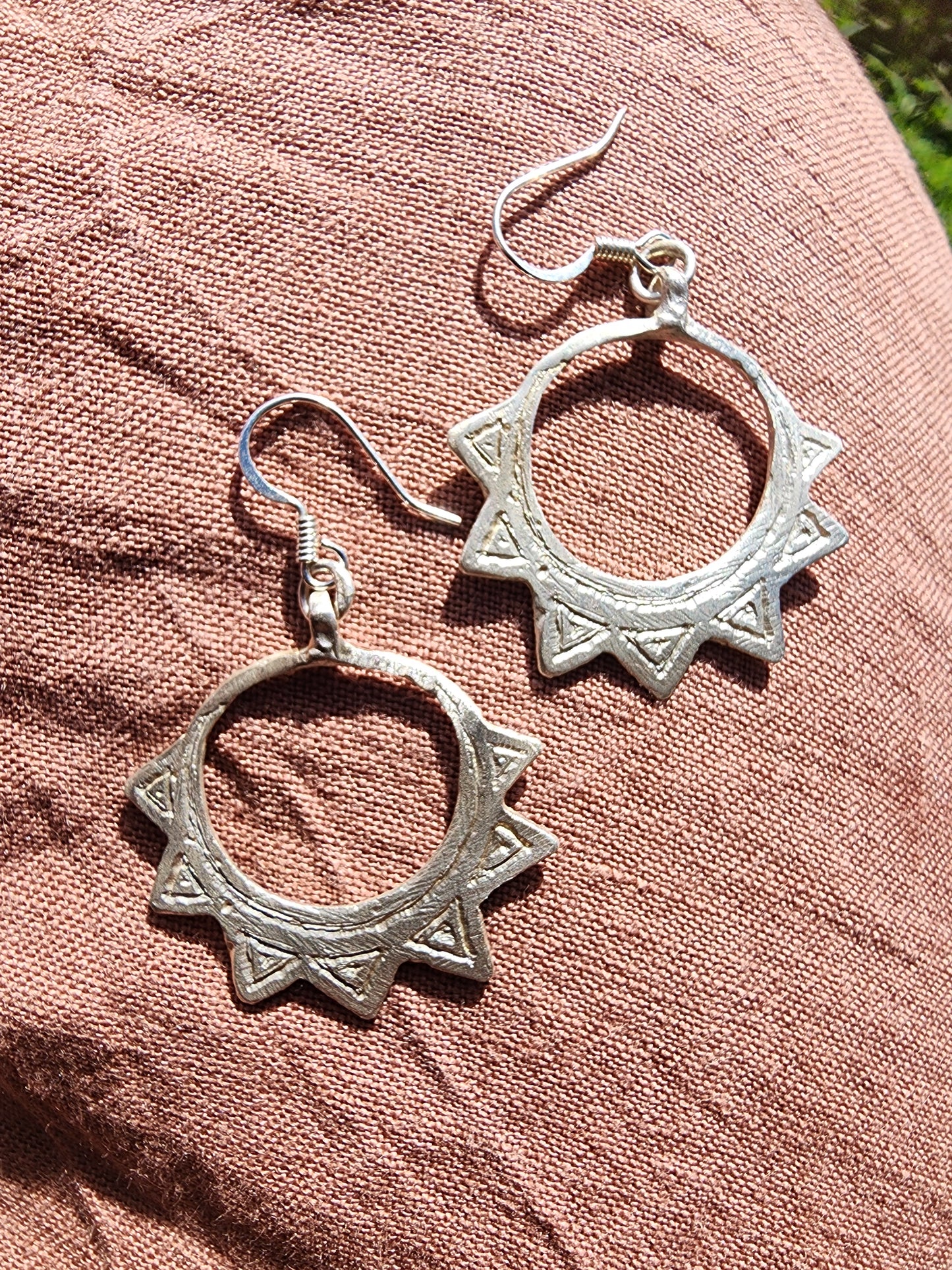 Rayo de Sol Earrings in Sterling Silver