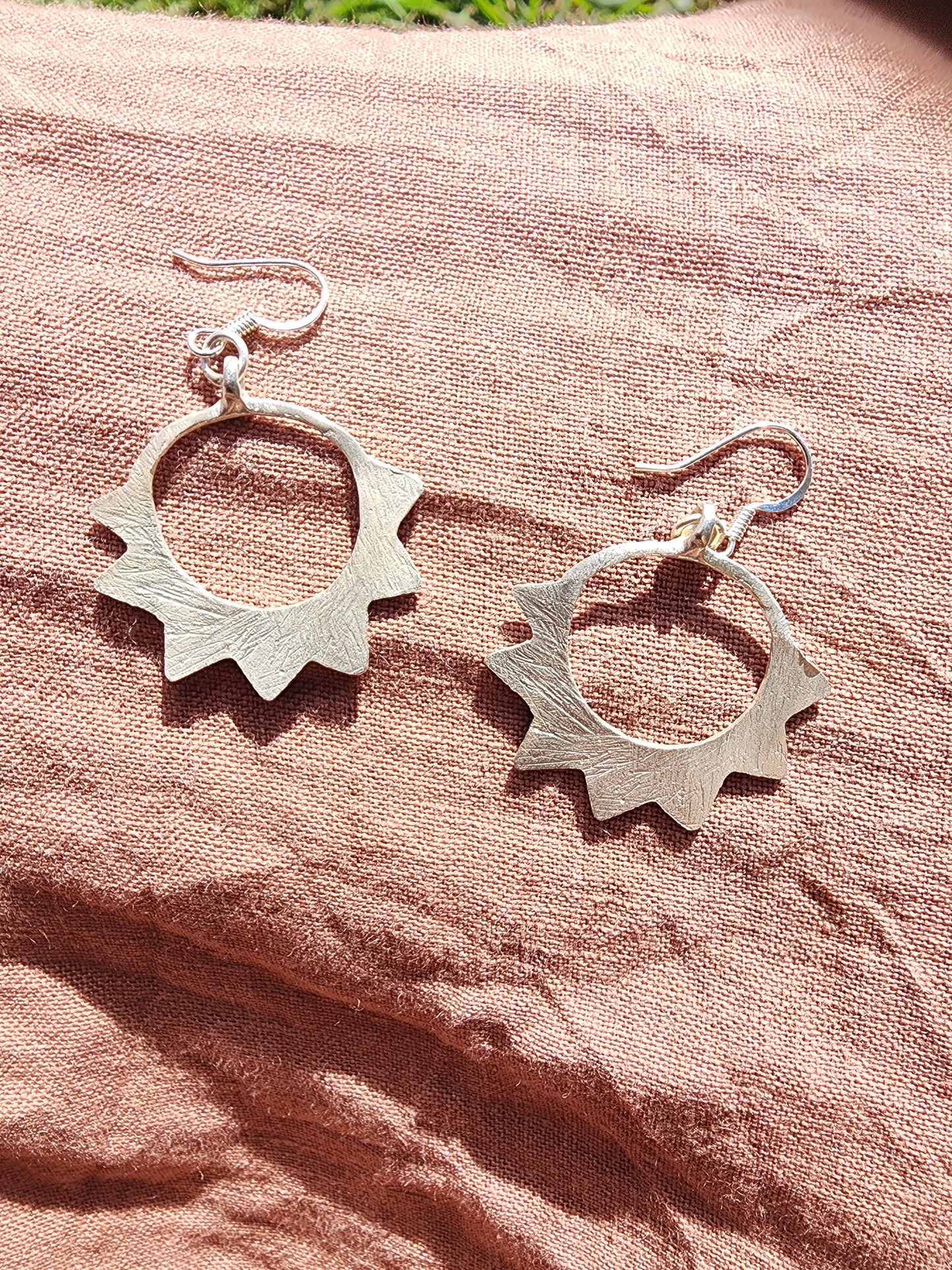 Rayo de Sol Earrings in Sterling Silver