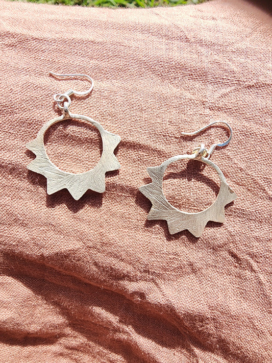 Rayo de Sol Earrings in Sterling Silver