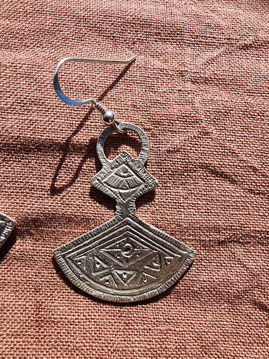Hydria Earrings in Sterling Silver